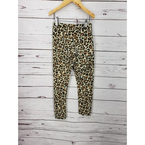 Ruffle Girl Cheetah Print Girls Elastic Waist Leggings Size 8‎ - Picture 7 of 10